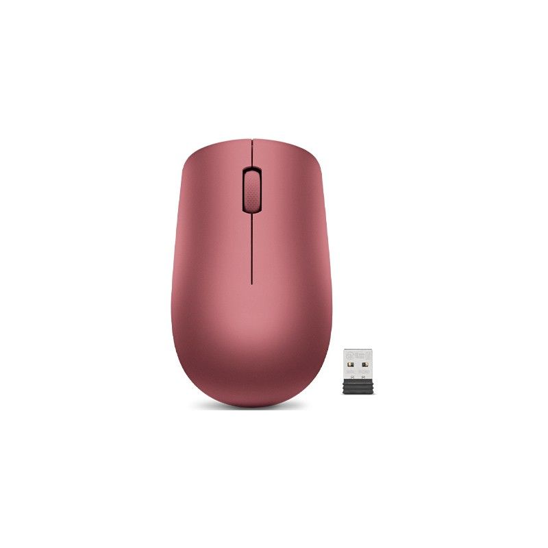 Lenovo 530 1200 DPI Wireless Mouse - Cherry Red