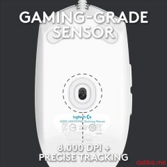Logitech G203 Lightsync Mouse Beyaz 910-005797