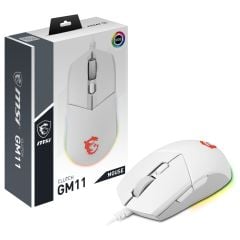 MSI Clutch GM11 White 5000 DPI Optik RGB LED Beyaz Oyuncu Mouse