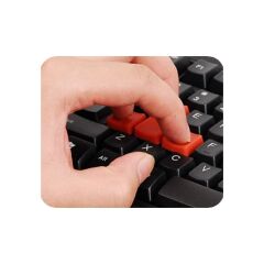 A4 Tech KB-28G Q Türkçe USB Oyun Klavyesi (Kauçuk Tuşlar,Bileklikli)