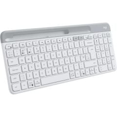 Logitech K580 Ultra Ince Çoklu Cihaz Özellikli Türkçe Bluetooth Klavye - Beyaz